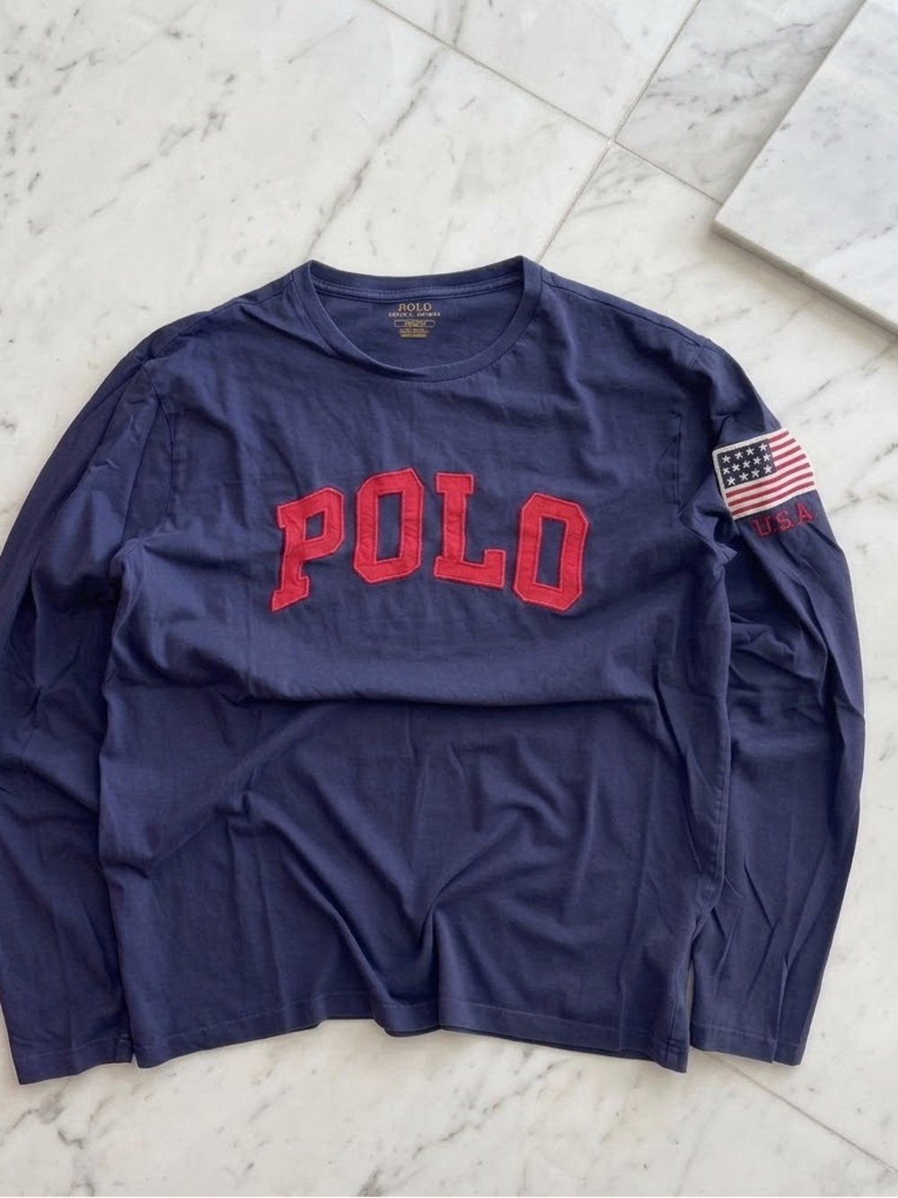 Polo by Ralph Lauren Navy Long-Sleeve